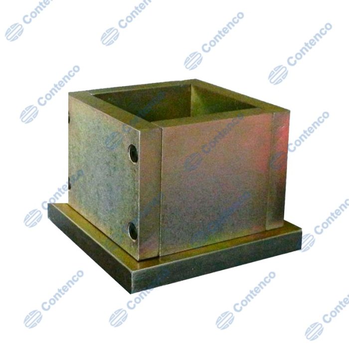 MOLDE PRISMÁTICO CÚBICO PARA ARGAMASSAS