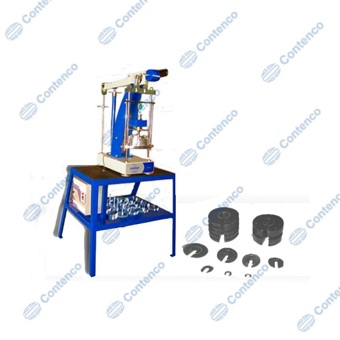 MÁQUINA PARA ADENSAMENTO DO SOLO- PRENSA TIPO BISHOP CAPACIDADE 1000 Kgf – ANALÓGICA