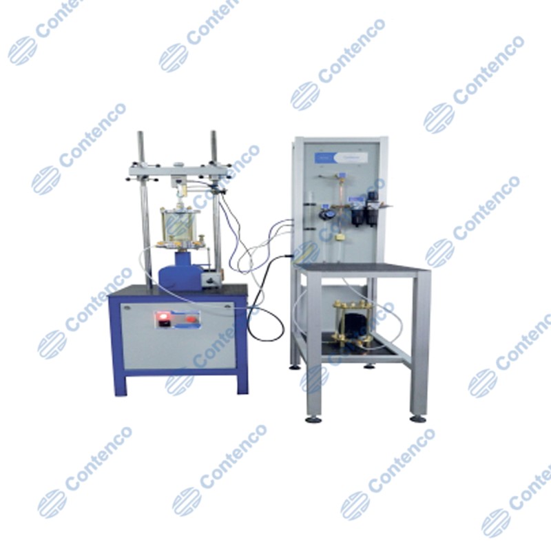 EQUIPAMENTO TRIAXIAL ESTÁTICO PARA ENSAIOS EM SOLO COM 2 LINHAS DE PRESSÃO