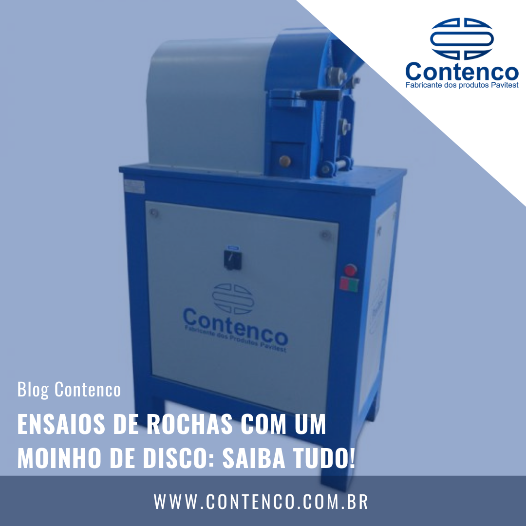 Ensaios de rochas com um moinho de disco: saiba tudo!
