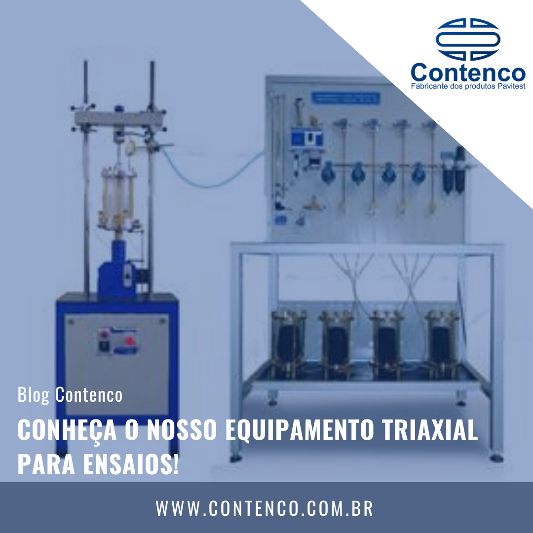 Conheça o nosso equipamento triaxial para ensaios!