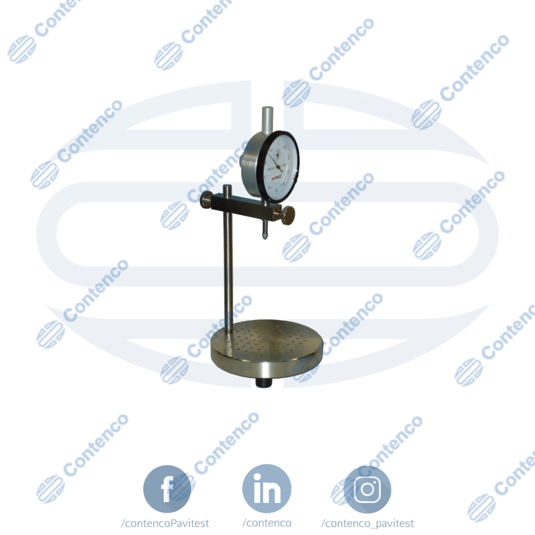 MINI CBR - DISPOSITIVO PARA MEDIR EXPANSÃO E CONTRAÇÃO DE SOLOS