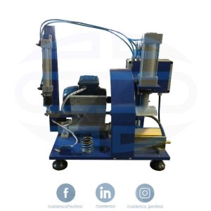 Retificador de Corpo de Prova Pneumático: Aparelho retificador de Corpo de Prova cilíndrico utilizado para retificar amostras de diversos tamanhos, de concreto e argamassa.