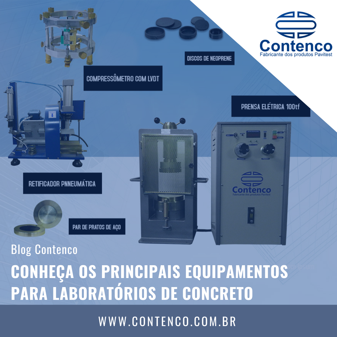 Conheça os principais equipamentos para laboratórios de concreto
