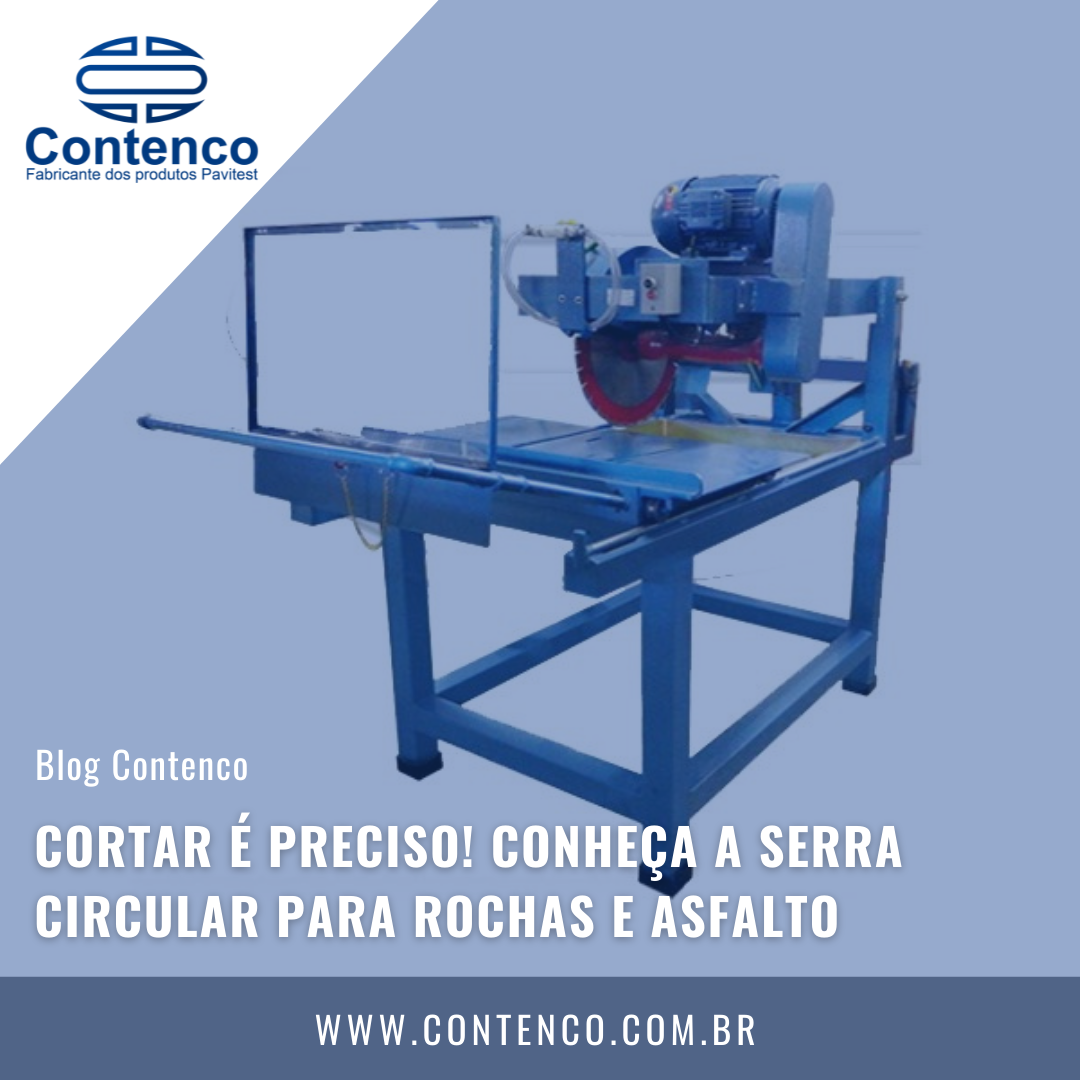 Cortar é preciso! Conheça a Serra Circular para rochas e asfalto