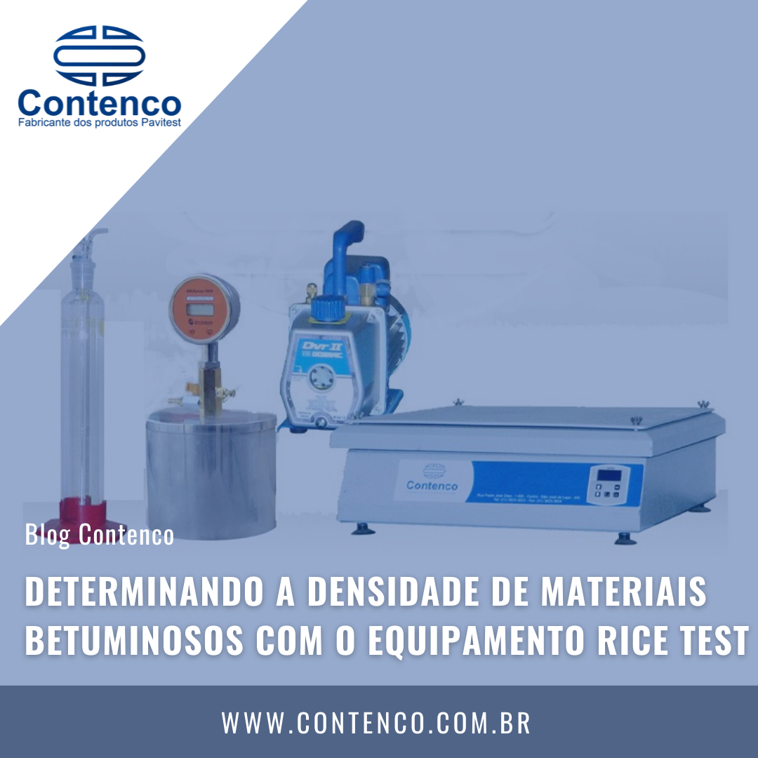 Determinando a densidade de materiais betuminosos com o Equipamento Rice Test