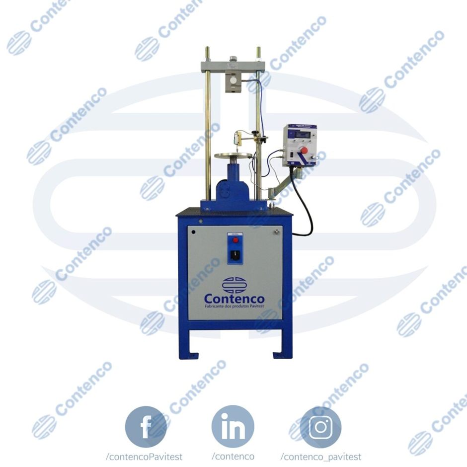 Prensa CBR Marshall Para Ensaios De Compressão Simples E Outros, Eletrônica, Híbrida I-1006-FA