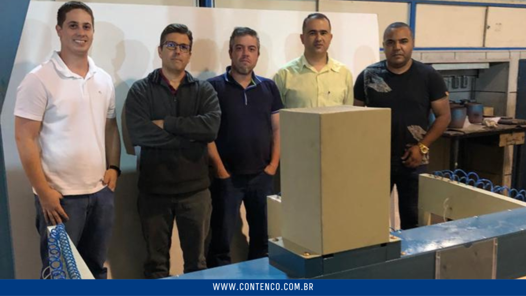 MOMENTO DA ENTREGA E TREINAMENTO CONTENCO