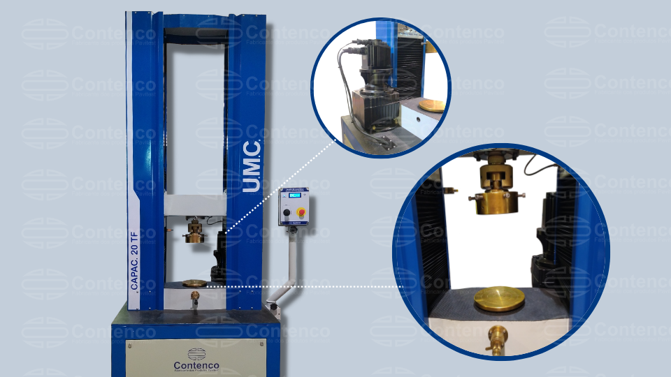 Máquina Universal 20 TF Para Ensaios Em Painéis De Madeir