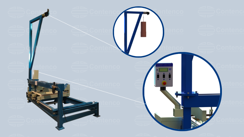 Equipamento Para Ensaio De Carga Estática Concentrada Em Madeira 