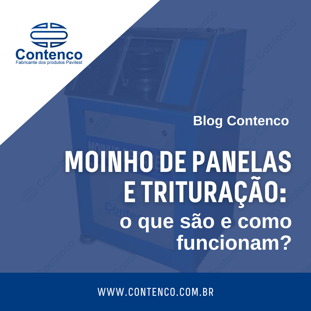 Moinho de panelas e trituração