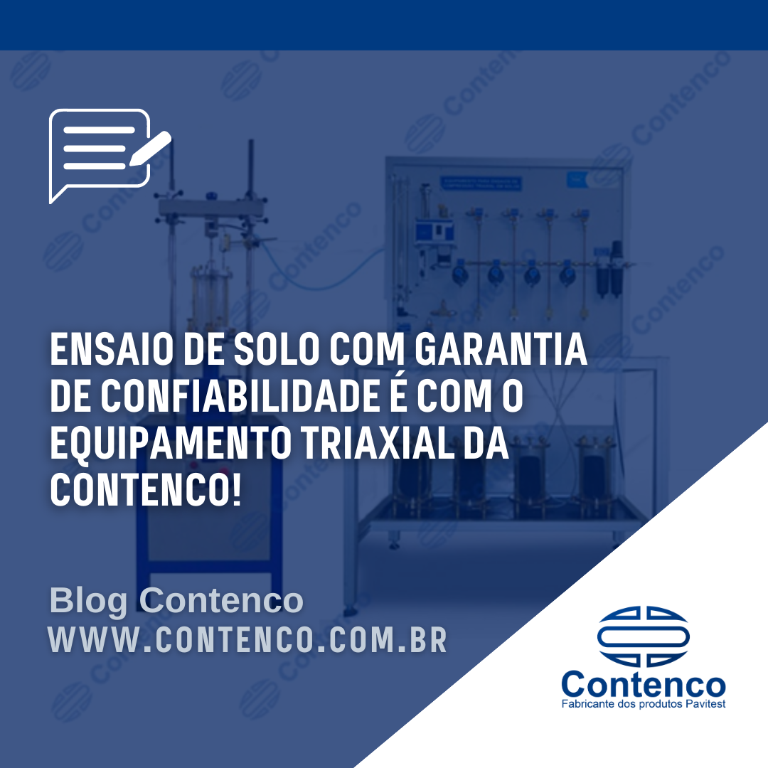 Equipamento Triaxial da Contenco