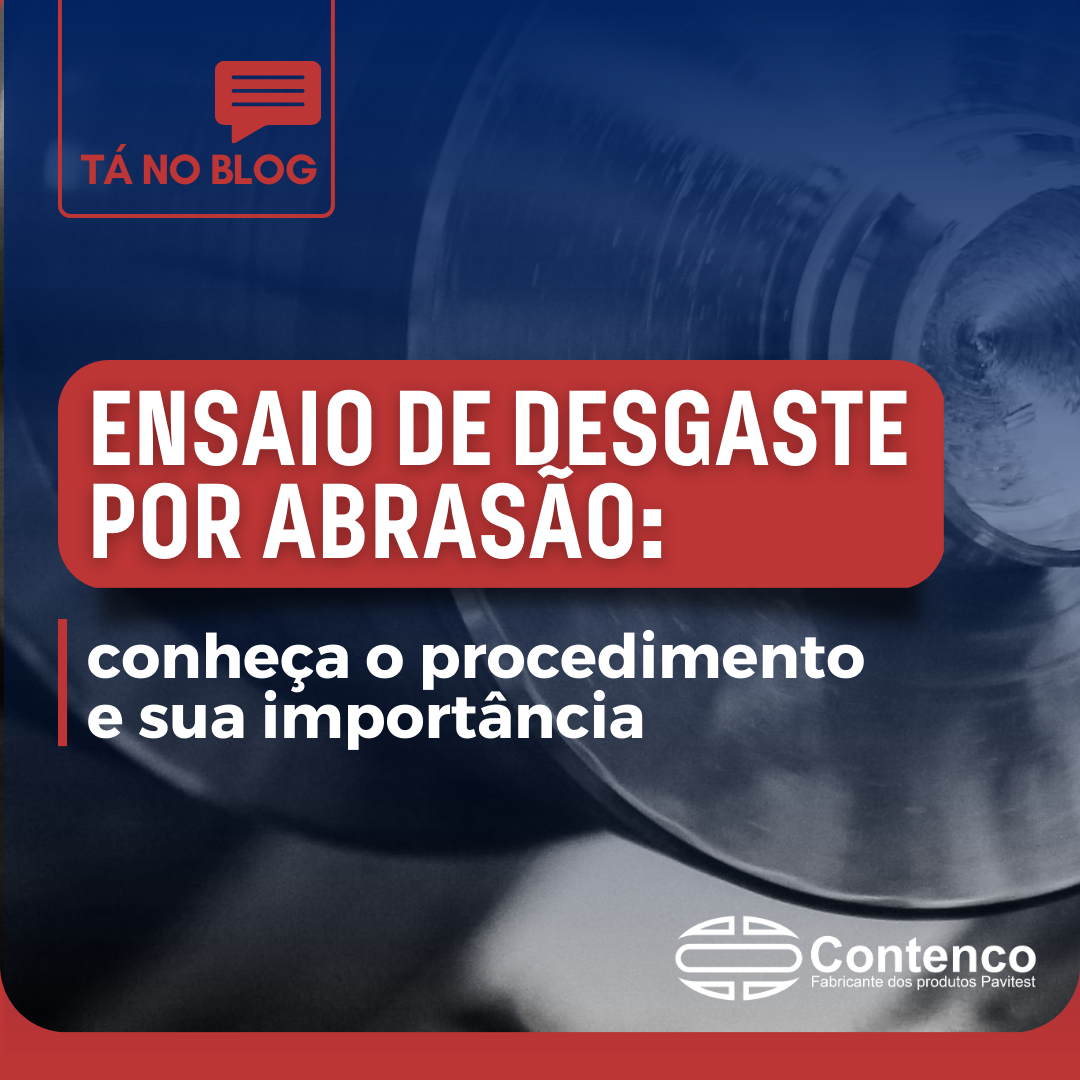Ensaio de desgaste por abrasão