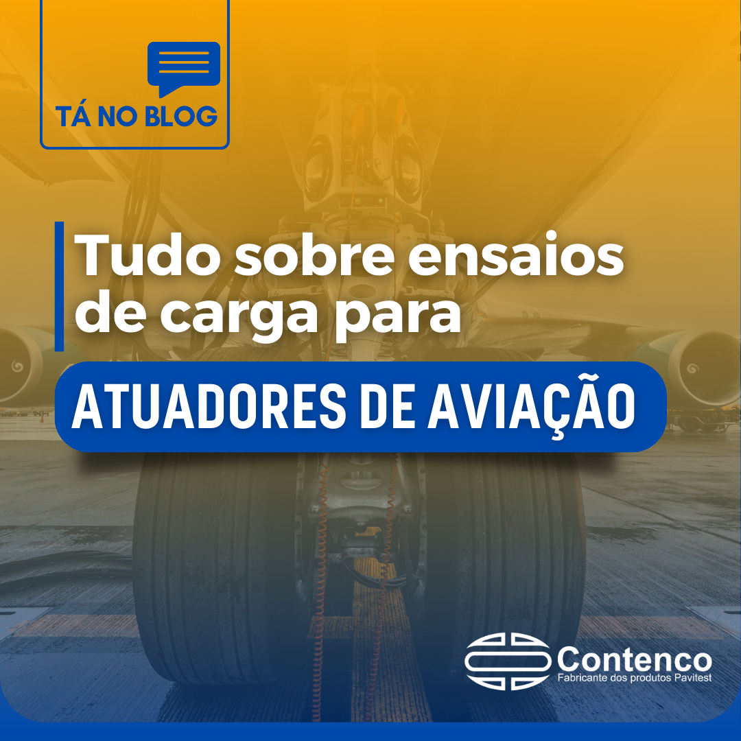 Ensaios de carga para atuadores de aviação!