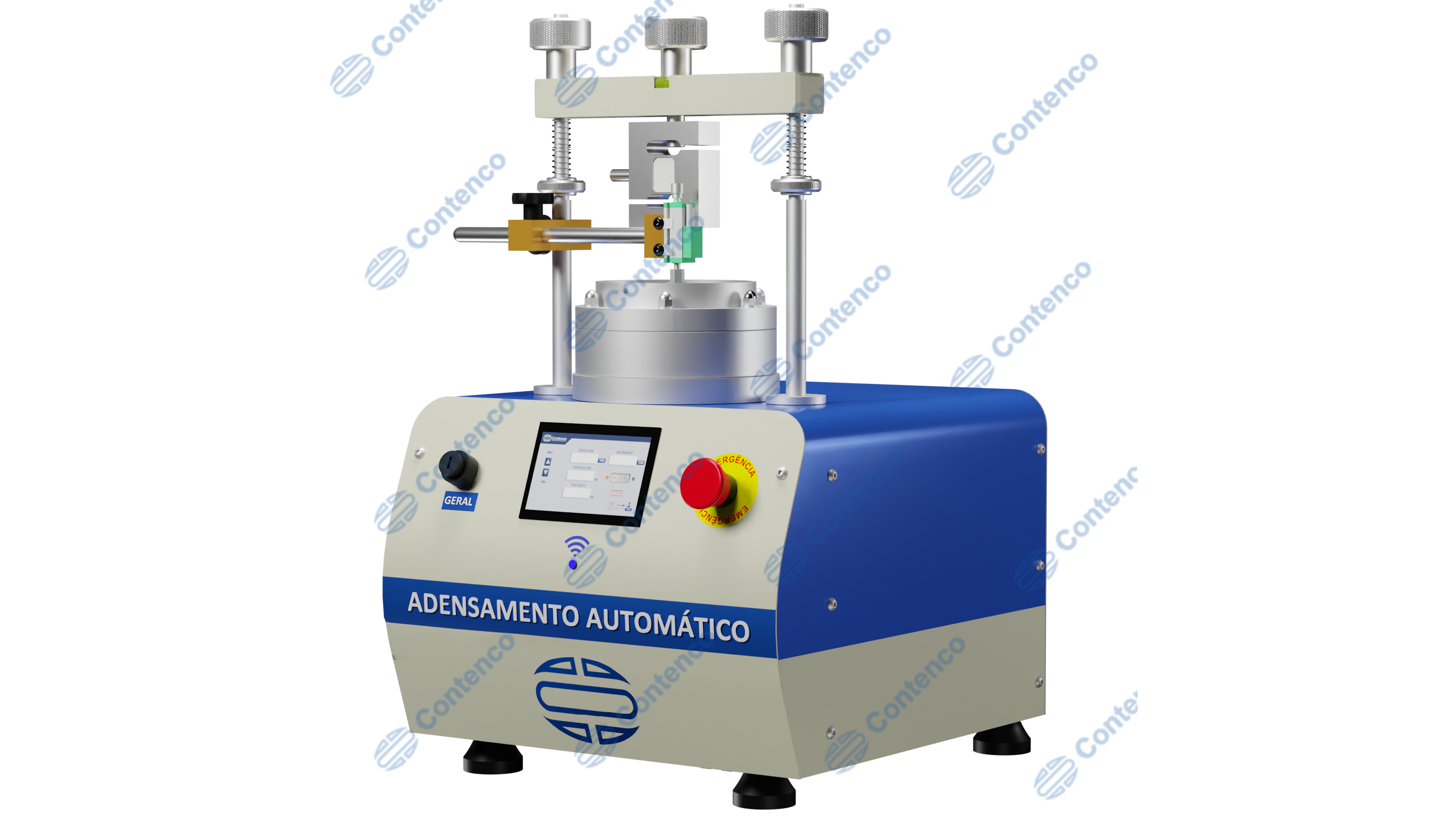Equipamento para Adensamento de Solo, Mecânico, Automático, Servo Controlado 1000 Kgf - Imagem 2