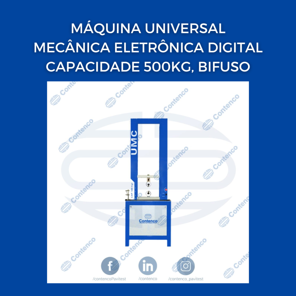 MÁQUINA UNIVERSAL MECÂNICA ELETRÔNICA DIGITAL CAPACIDADE 500KG, BIFUSO