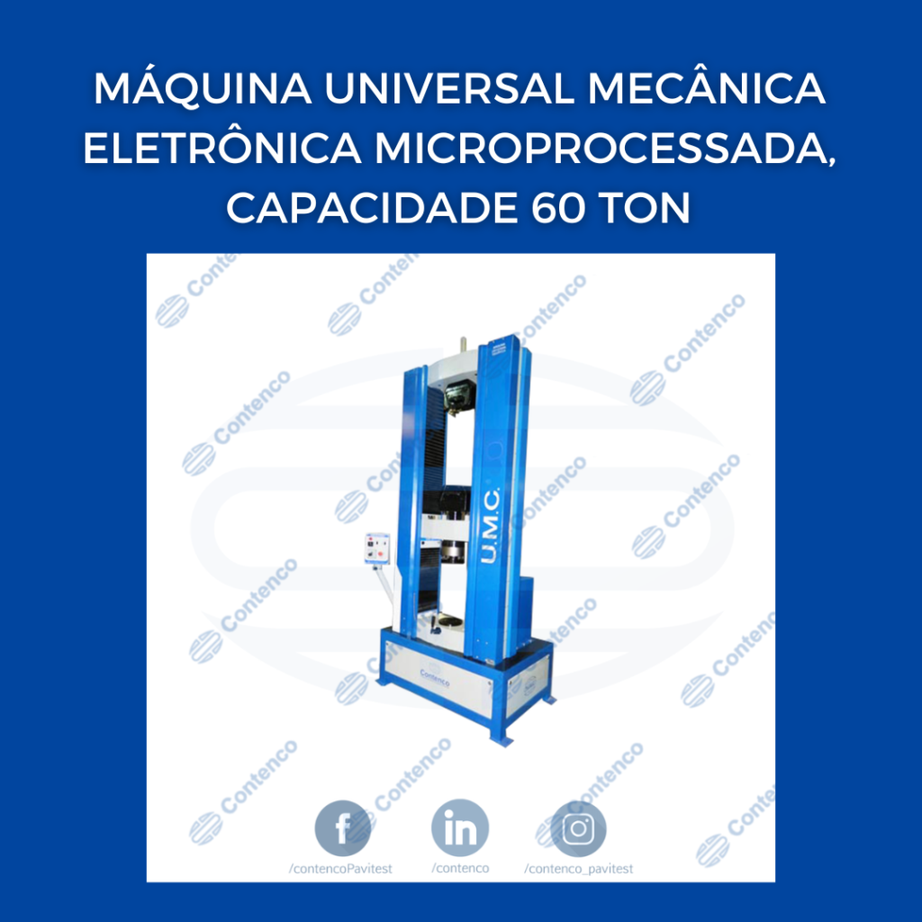 MÁQUINA UNIVERSAL MECÂNICA ELETRÔNICA MICROPROCESSADA, CAPACIDADE 60 TON