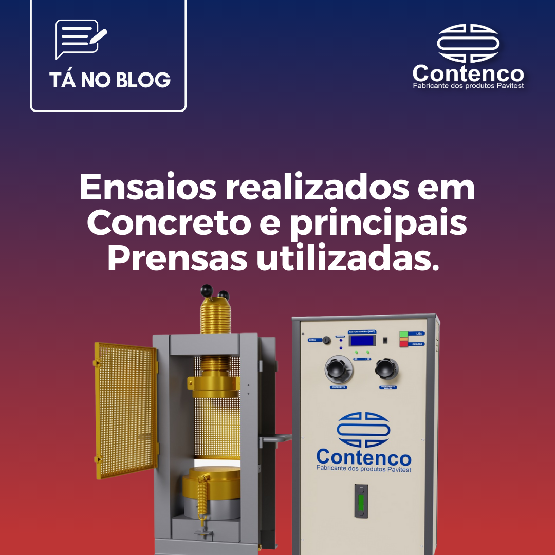 Ensaios realizados em Concreto