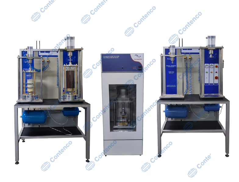 Equipamento Triaxial Dinâmico servo controlado para ensaios em SOLOS, ASFALTO