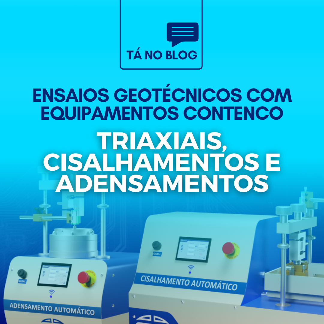 Ensaios Geotécnicos com Equipamentos Contenco