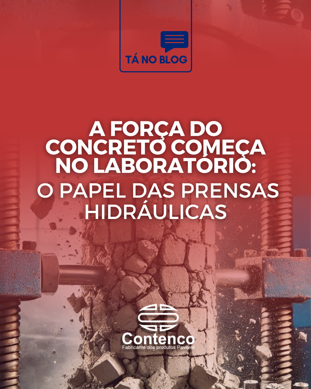 A força do concreto começa no laboratório