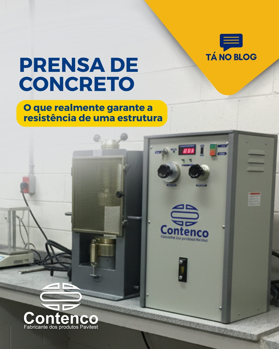 Prensa de Concreto: o que realmente garante a resistência de uma estrutura