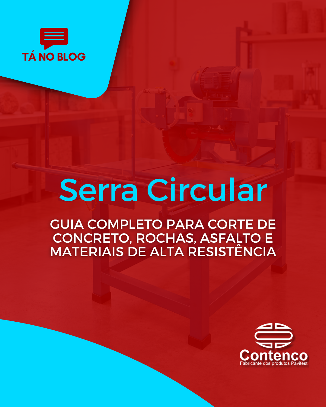 Serra circular para concreto rochas e asfalto